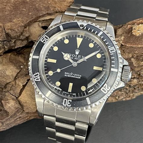 rolex submariner 1860|vintage Rolex Submariner no date.